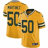 Nike Men & Women & Youth Packers 50 Blake Martinez Yellow NFL Vapor Untouchable Limited Jersey,baseball caps,new era cap wholesale,wholesale hats